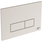 oleas m2 flush plate dual white compatible with smartflush ideal standard branded