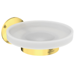 dolce vita soap dish frosted glass