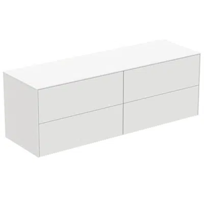Conca BSN UN 160X50X55 4 DR+WTOP NOCUT  WHMT图像
