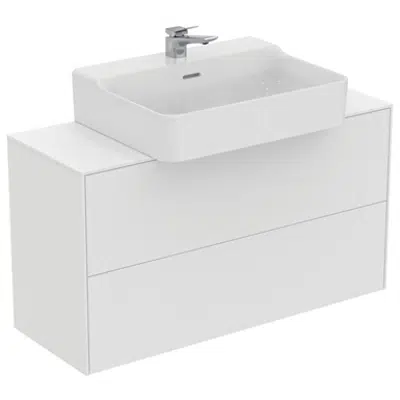 Image for Conca BSN UN 100X37X55 2 DR+WTOP CTR CUT WHMT