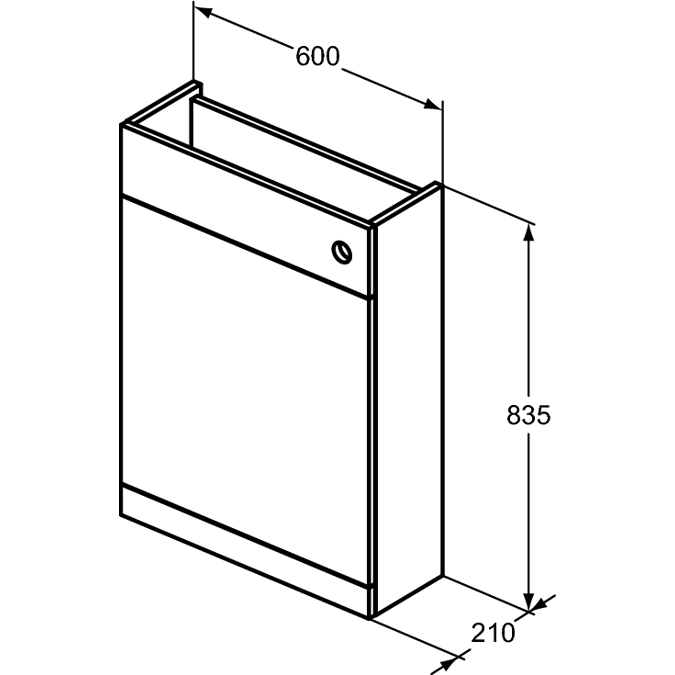 I.Life S WC Unit Compact 60 Unfitted