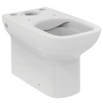 i.life a close coupled toilet, back-to-wall with lateral hole left hand foriso valve access