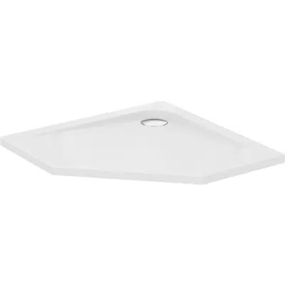 Image for ULTRA FLAT PENTAGON SHOWER TRAY 900x900MM