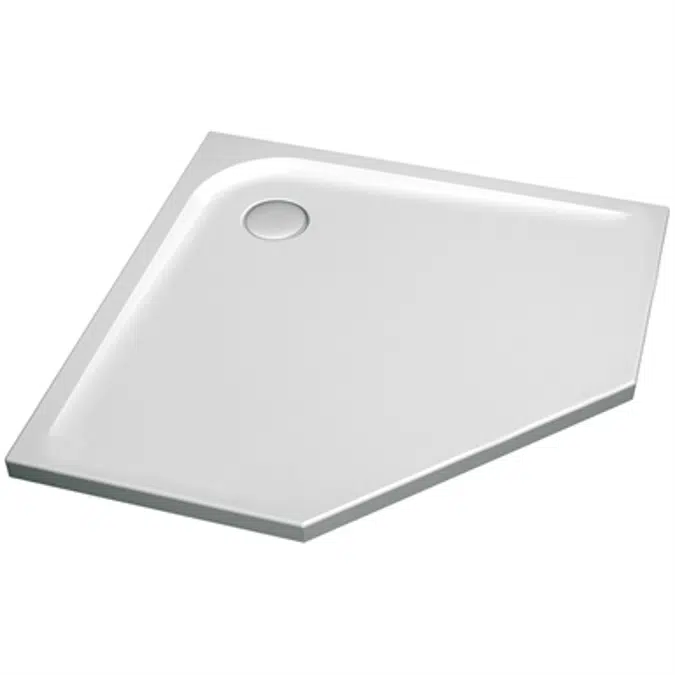 ULTRA FLAT PENTAGON SHOWER TRAY 900x900MM