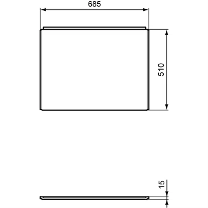 CONNECT AIR E/PANEL 70 WHT SHRBTH UH EUR