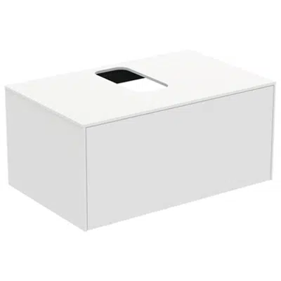 Conca BSN UN 80X50X37 1 DR+WTOP CTR CUT WHMT图像