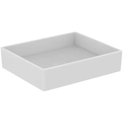 Image for I.LIFE B  Vessel 500x420x140 mm in white glossy finish, without overflow  Space saving basin