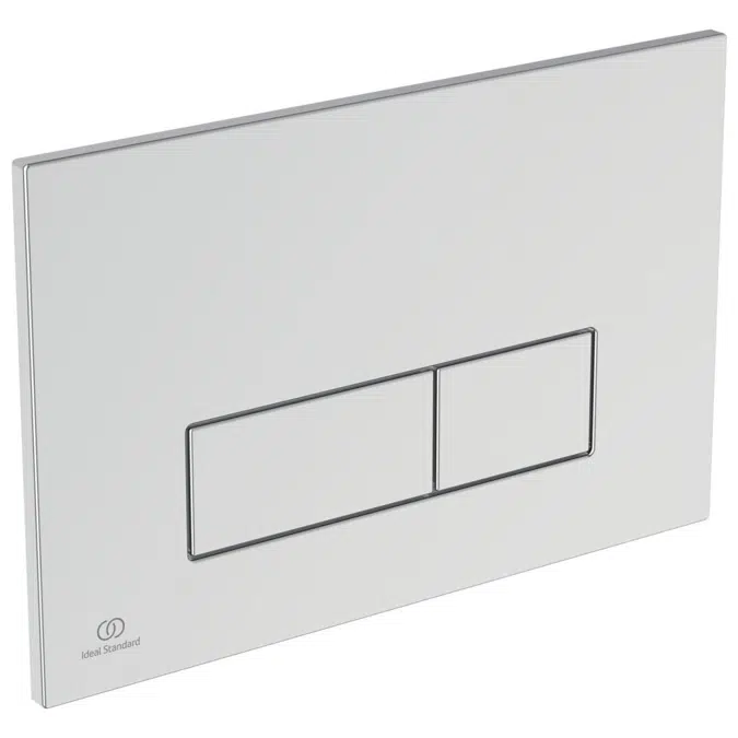 oleas p2 flush plate dual white - is