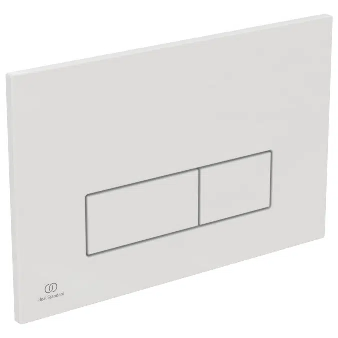 OLEAS P2 FLUSH PLATE DUAL WHITE IDEAL STANDARD BRANDED