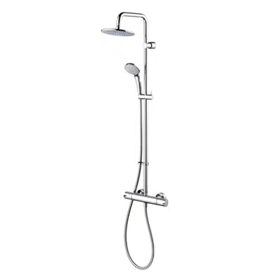 Image pour Freedom Dual shower with M1 rain shower, fixed riser