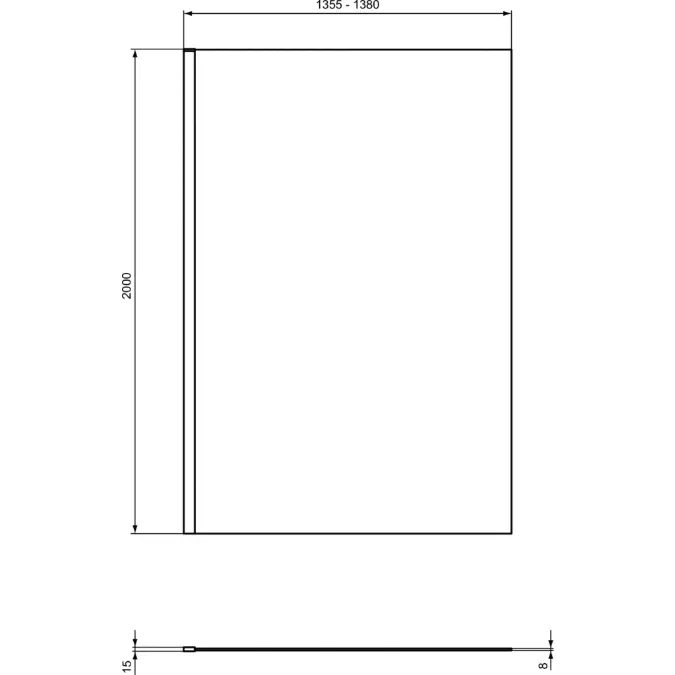 I.LIFE&nbsp; WALK-IN PANEL 1400 MM