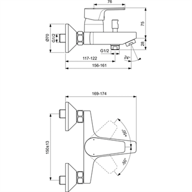 BIM objects - Free download! CERAFINE D BSH MXR EXPSD CHR | BIMobject