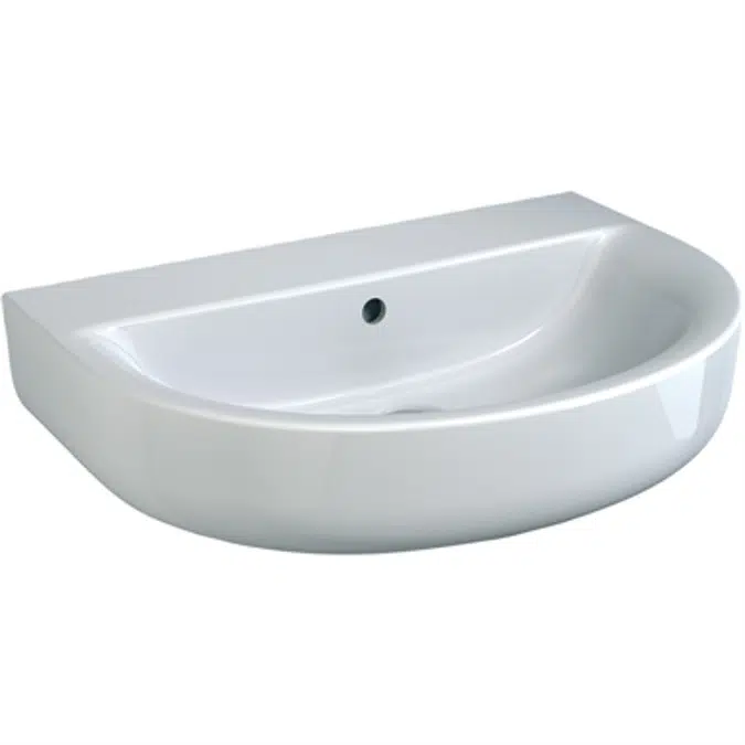 BIM objects - Free download! CONNECT ARC washbasin 600x460mm, no ...