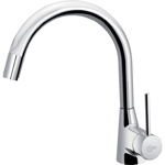 nora kitchen mixer one hole high spout single lever hand with pull out spout, low pressure