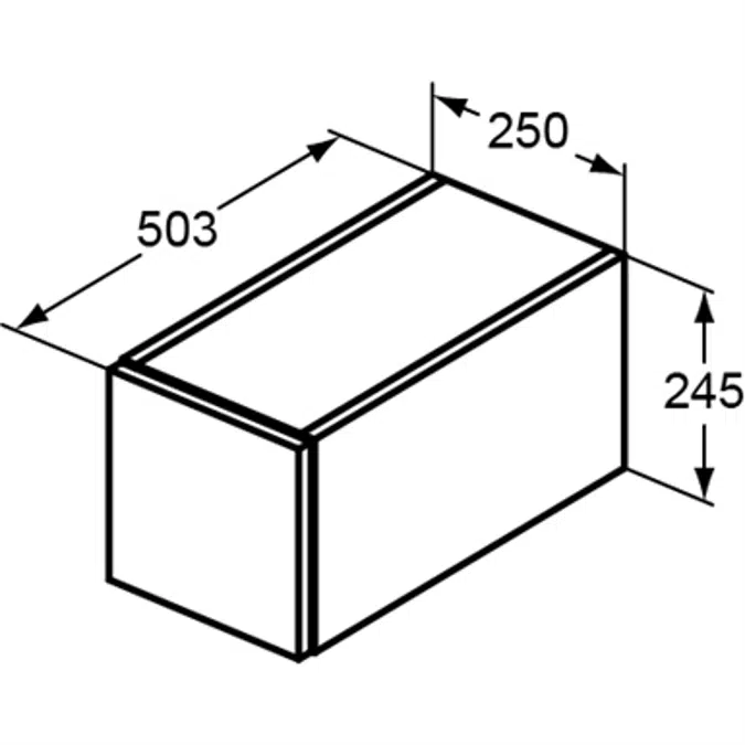 BASE UNIT 25X24 GRY STN