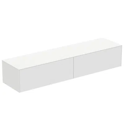 Conca BSN UN 200X50X37 2 DR+WTOP NOCUT  WHMT图像