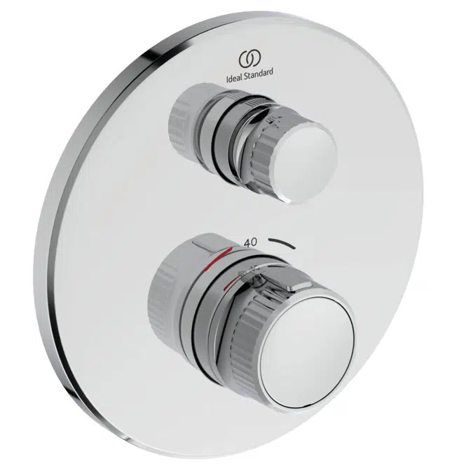 Ceratherm Navigo Brausethermostat 1 Bedienelement und runde Rosette