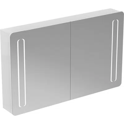 Image for M+L MRR CAB HIGH 120X70 GLS WHT 20W 230V