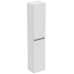 tall unit 30x27 2 doors in glossy white, mid grey, natural oak, flint hickory