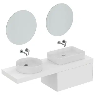 Conca BSN UN 80X50X37 1 DR NOWTOP WHMT图像