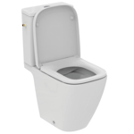 i.life s close cloupled rimless wc pan, horizontal outlet with 6/3 l site inlet cistern