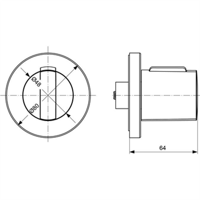 NEON DIV. MULTI-WAY B-IN Chrome KIT2  IS