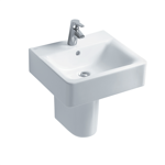 concept cube 50cm washbasin, pedestal or furniture 1 taphole