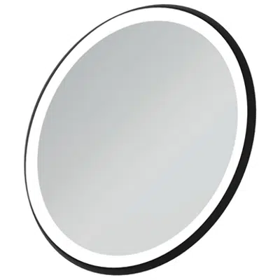 Image for Conca MIRROR ROUND METAL ESCUTCHEON 65 BLK