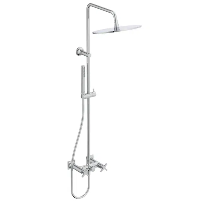 JOY NEO SHOWER EXPOSED DUAL CONTROL  WITH SHOWER SYSTEM AND CROSS HADLES