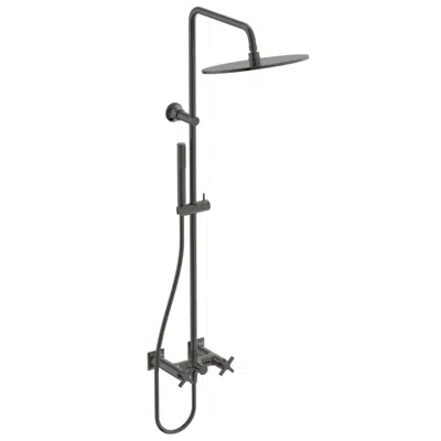 Image for JOY NEO SHOWER EXPOSED DUAL CONTROL  WITH SHOWER SYSTEM AND CROSS HADLES