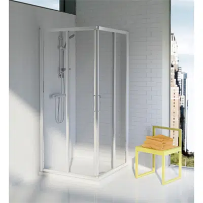 billede til TIPICA A Shower Enclosure 80X80 STAMP.C SIL.BR