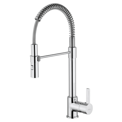 ARENA single lever kitchen mixer with spring swivel spout图像