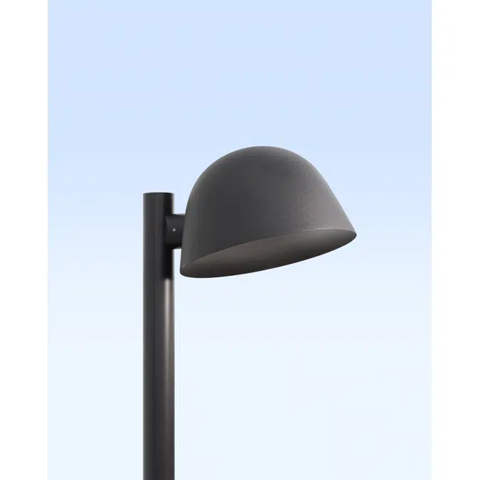 Cloche - urban luminaire in recycled plastic