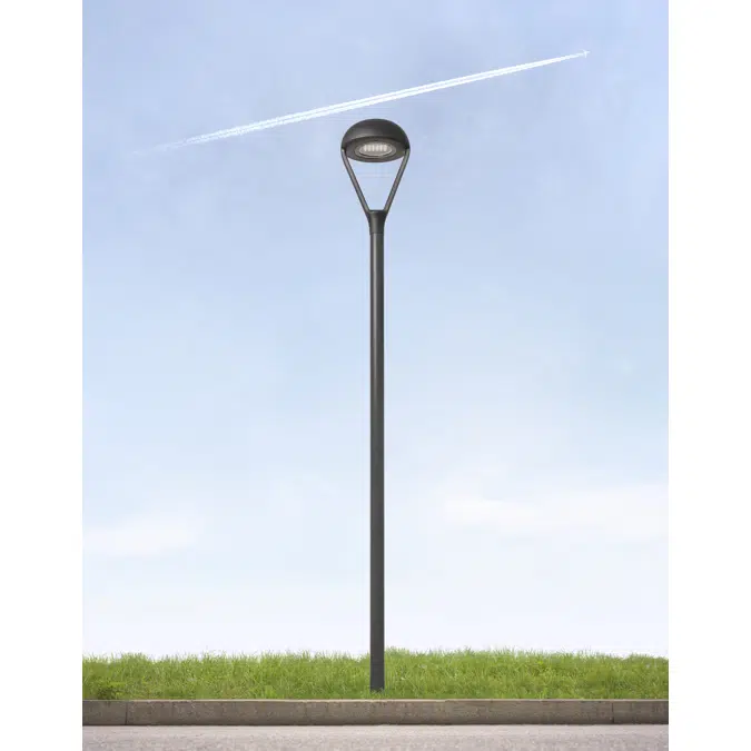 Lèvita - urban luminaire in recycled plastic 