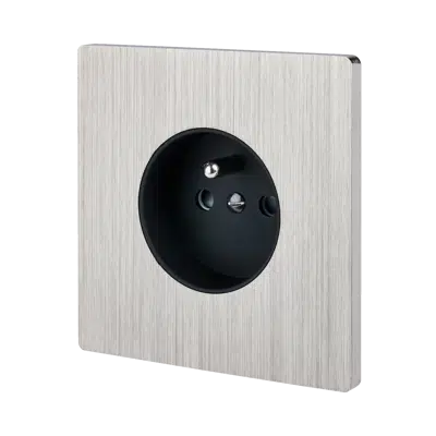 French Socket, single cover plate, M collection图像