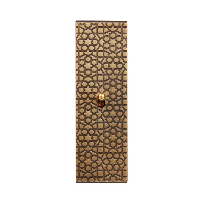 Fascination collection, long narrow cover plate for light switches
