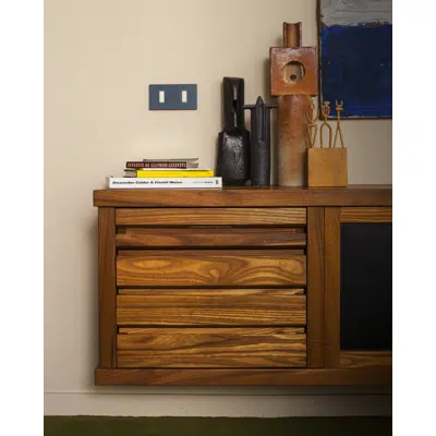 画像 Double Horizontal cover plates for light switches and sockets - M collection