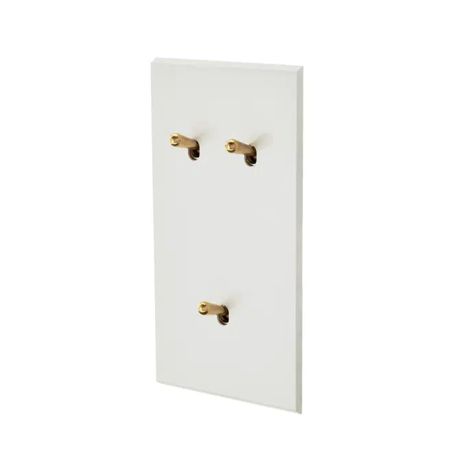 Confidence collection, double vertical cover plate for switches and sockets 