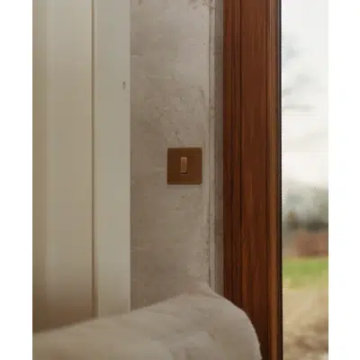 Image for Single cover plate for light switches and sockets, M collection