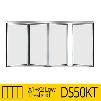 kép a termékről - Folding Door DS50KT X1+X2 Low Treshold