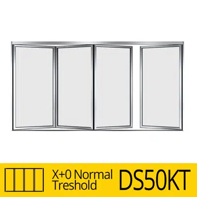 Obrázek pro Folding Door DS50KT X+0 Normal Treshold