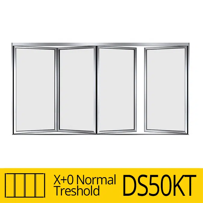 Folding Door DS50KT X+0 Normal Treshold