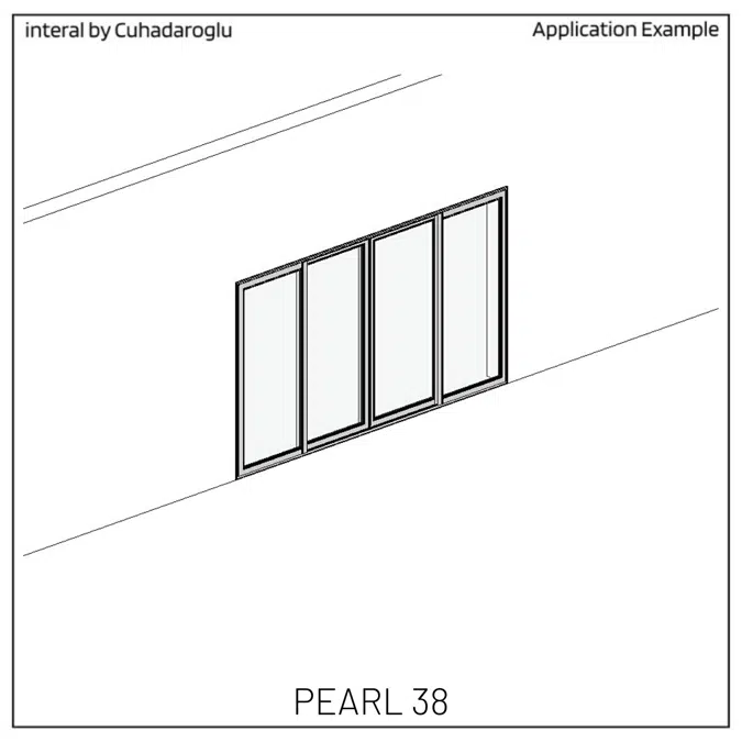 Sliding Door System Pearl 38, Four-Open.-Sash_Type-C