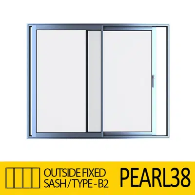 Image for Sliding Door System Pearl 38, Outside-Fixed-Sash_Type-B