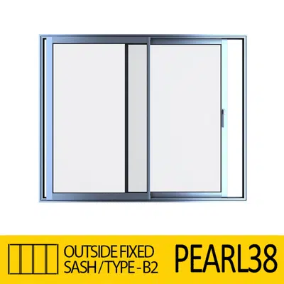 kép a termékről - Sliding Door System Pearl 38, Outside-Fixed-Sash_Type-B