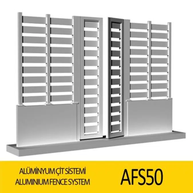 Aluminium Fence System AFS50 