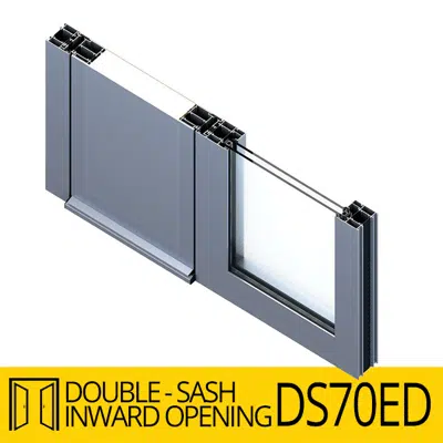 Obrázek pro Door DS70 ED, Double Sash, Inw.Opening, Entrance Door 