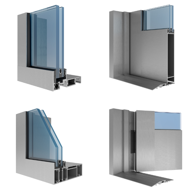 BIM objects - Free download! Hurricane Storefront HR6-SF | BIMobject