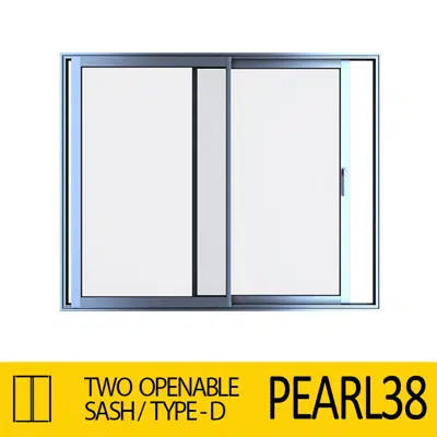 Image for Sliding Door System Pearl 38, Two-Open.-Sash_Type-D