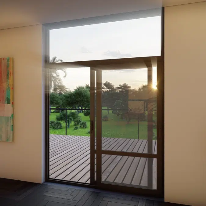Sliding Door System S36T Type-D Top Fixed